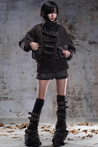 Punk Retro Low-Rise Shorts Set-Up