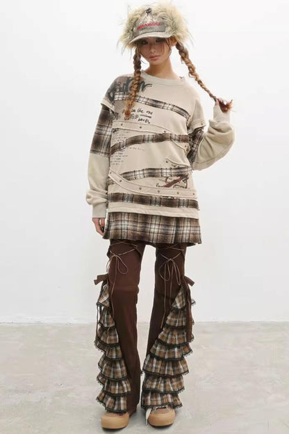 Paradise Wasteland Style Print Sweatshirt