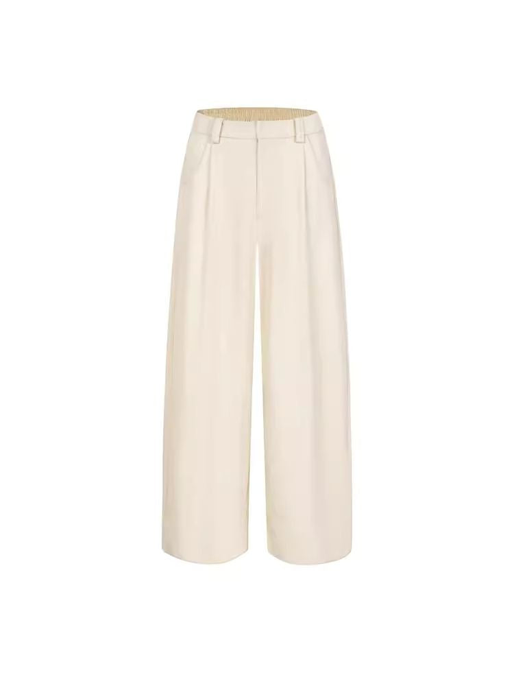 Loose Lazy Cocoon Straight Wide Leg Casual Pants