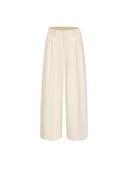 Loose Lazy Cocoon Straight Wide Leg Casual Pants