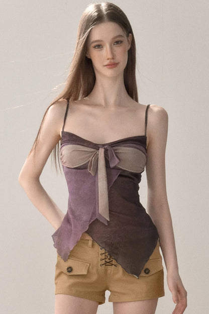 Color-Block Patchwork Camisole