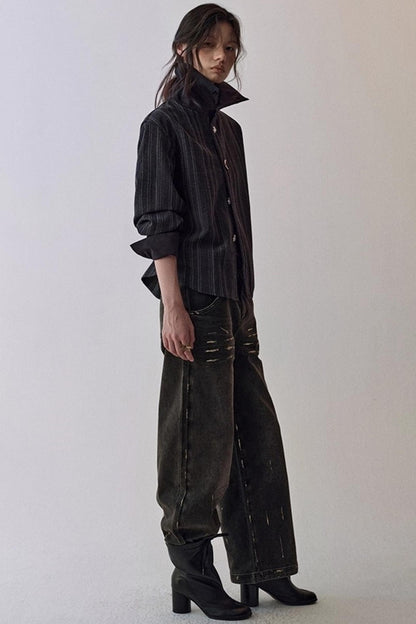 Deconstructed Skirt With Shirt Set-Up