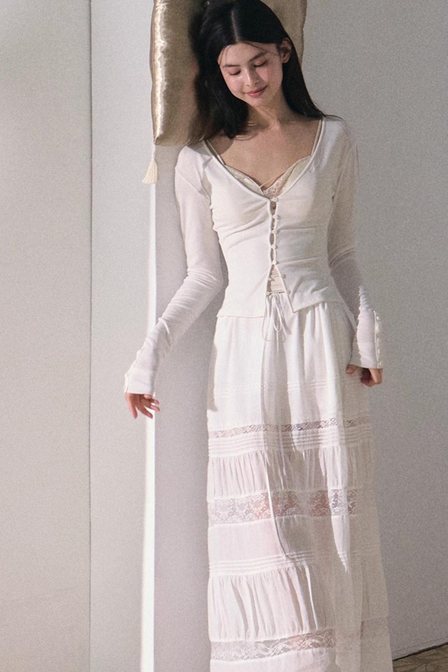 Bohemian Cotton Lace Skirt