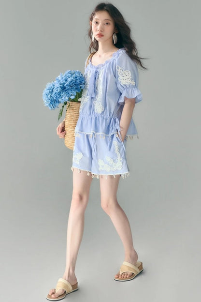 Bloom Embroidered Set-Up