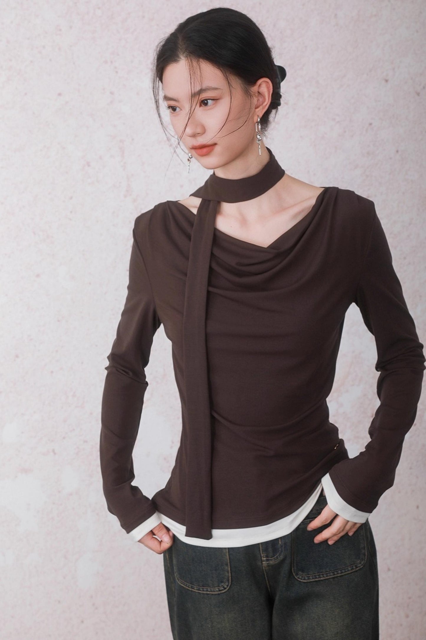 Swing Collar T-Shirt