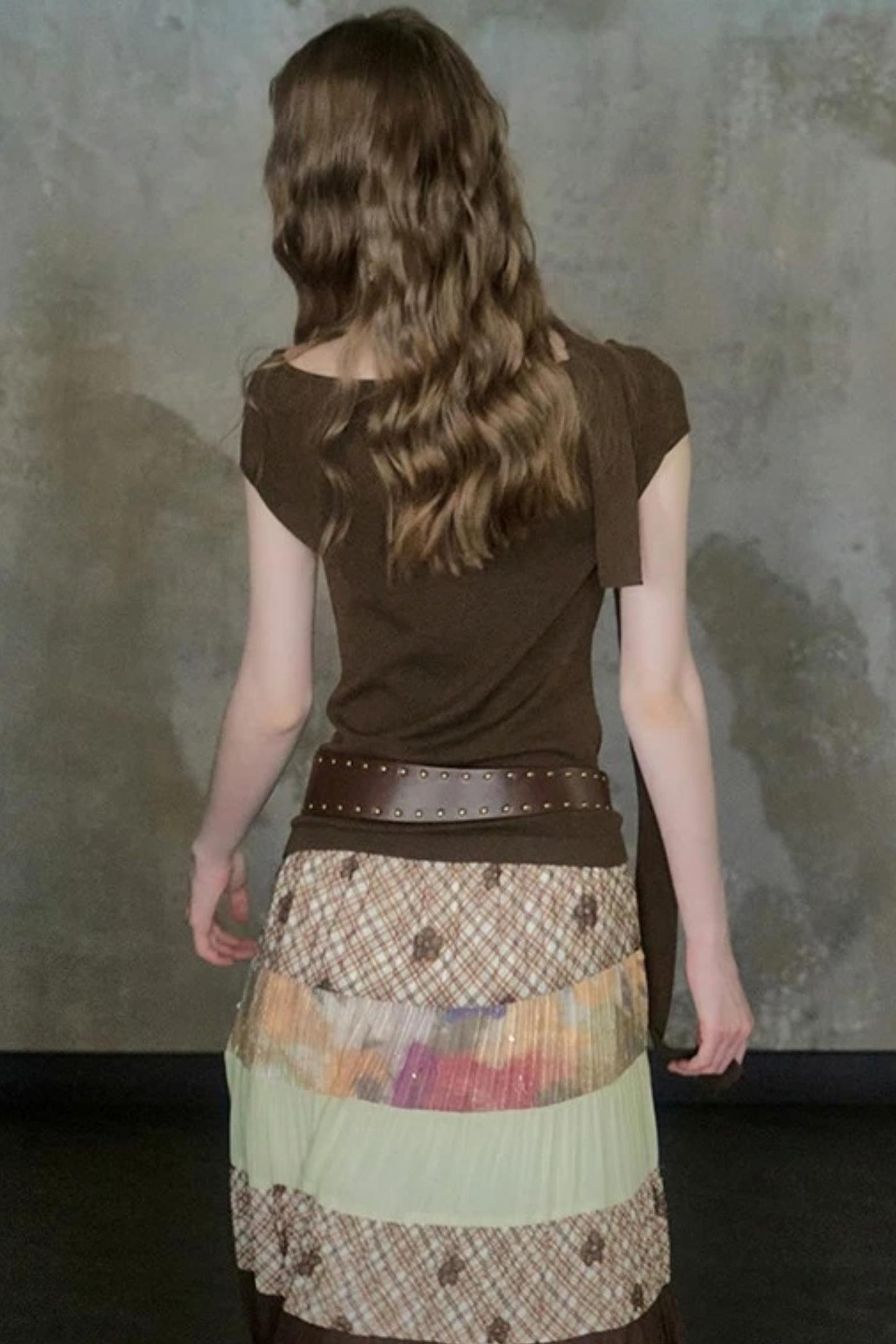 Bouguereau Art Color Block Skirt Set-Up