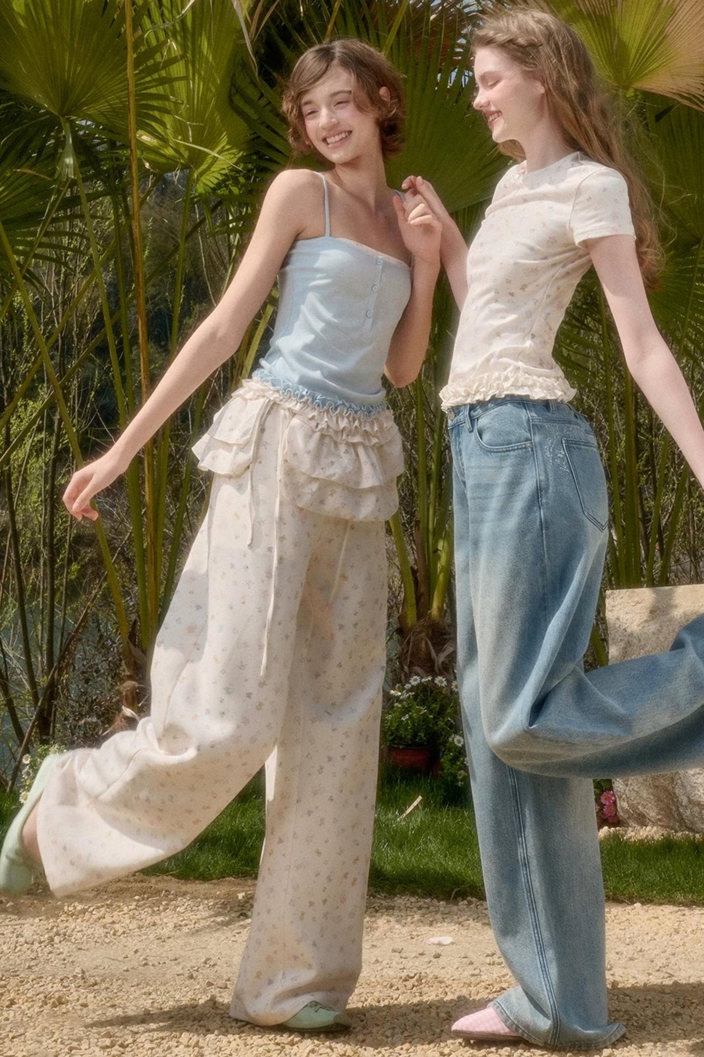 Little Rabbit Wide-Leg Pants