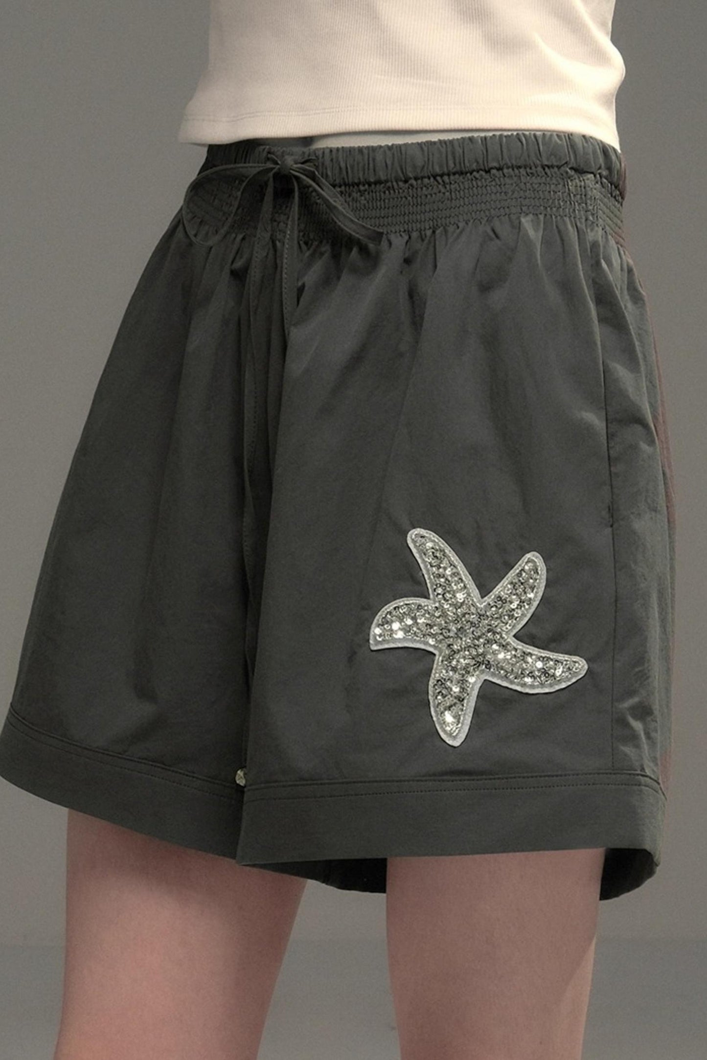 Starfish Casual Wide Drawstring Shorts