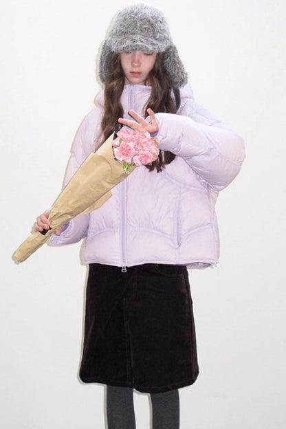 Vintage Dark Purple Velvet Skirt