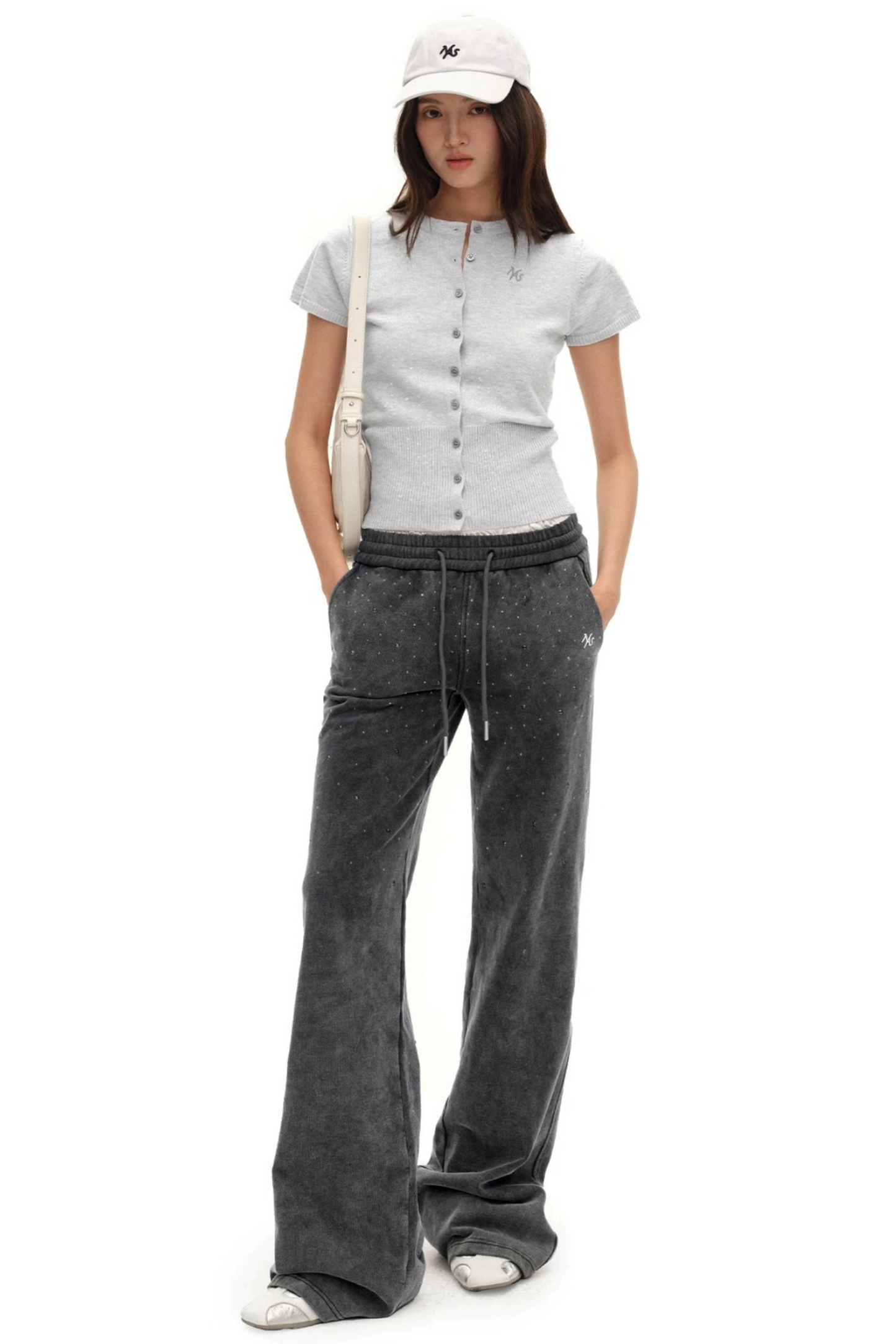 Merino Wool Flutter Sleeve Top