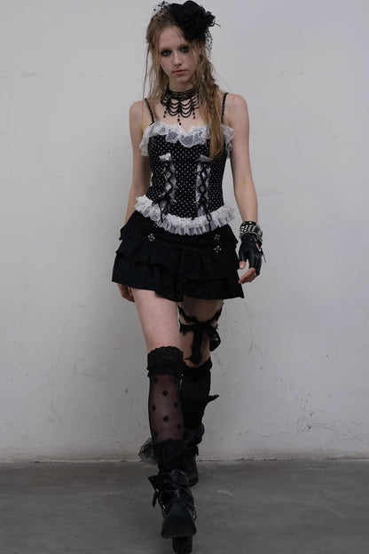 Gothic Lace Mini Top