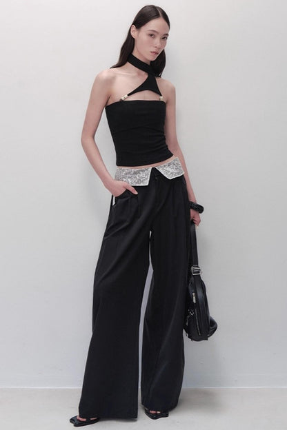 Dream Lace Wide-Leg Pants