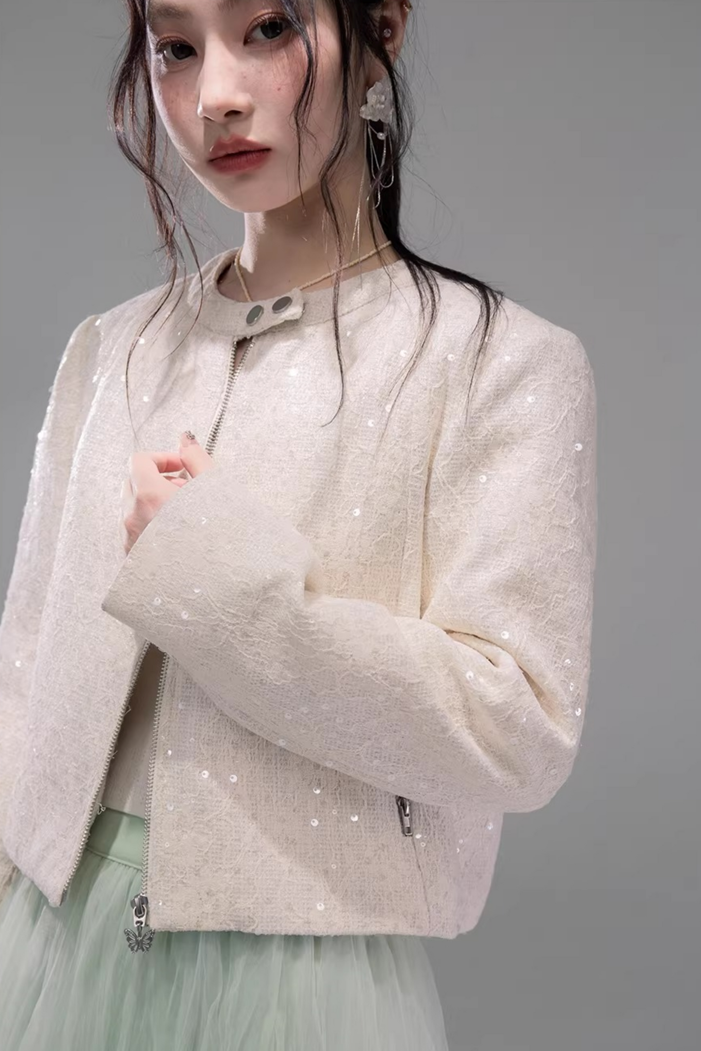 Shining Lady Spitzenjacke
