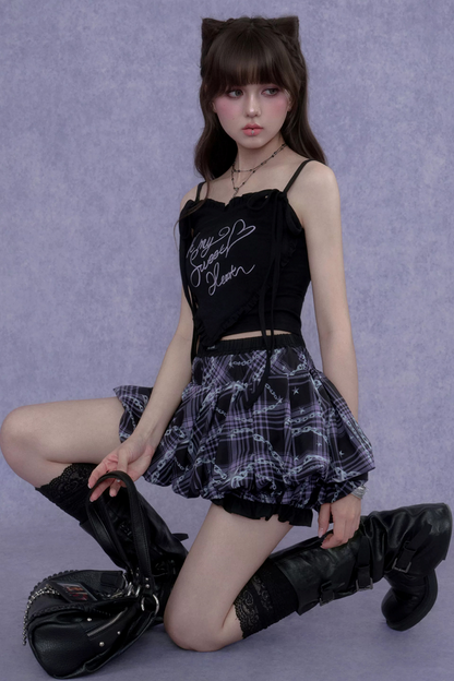 Lila Sternketten-Bloomer-Rock