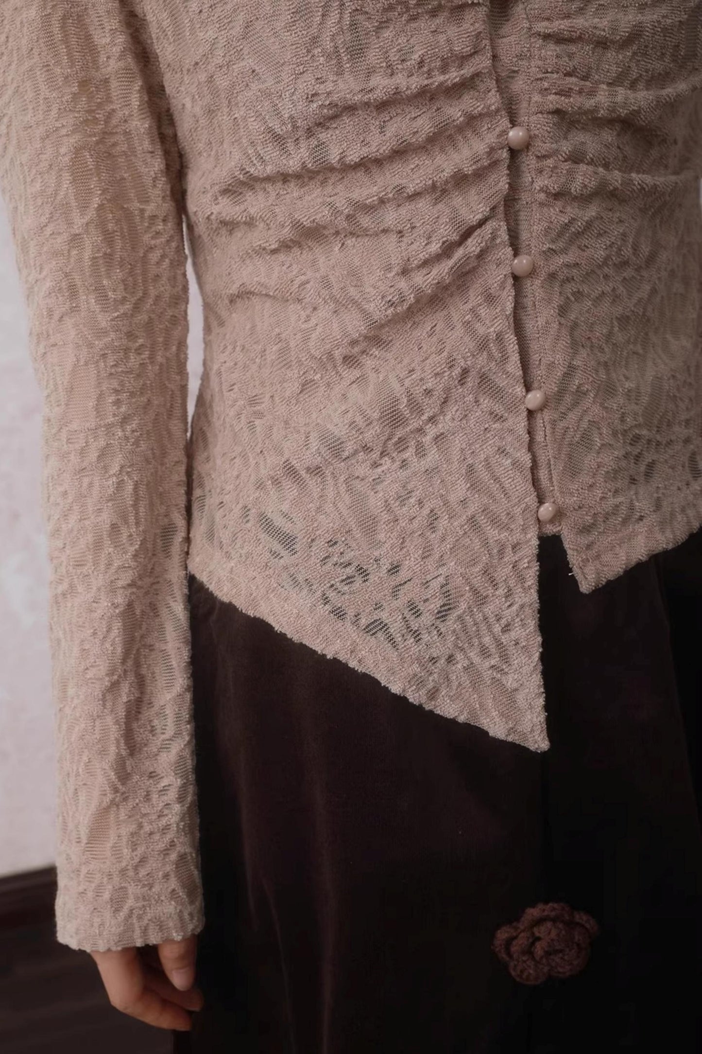 Strap Texture T-Shirt