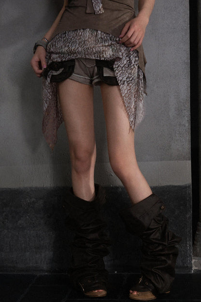 Punk Stackable Leather Leggings