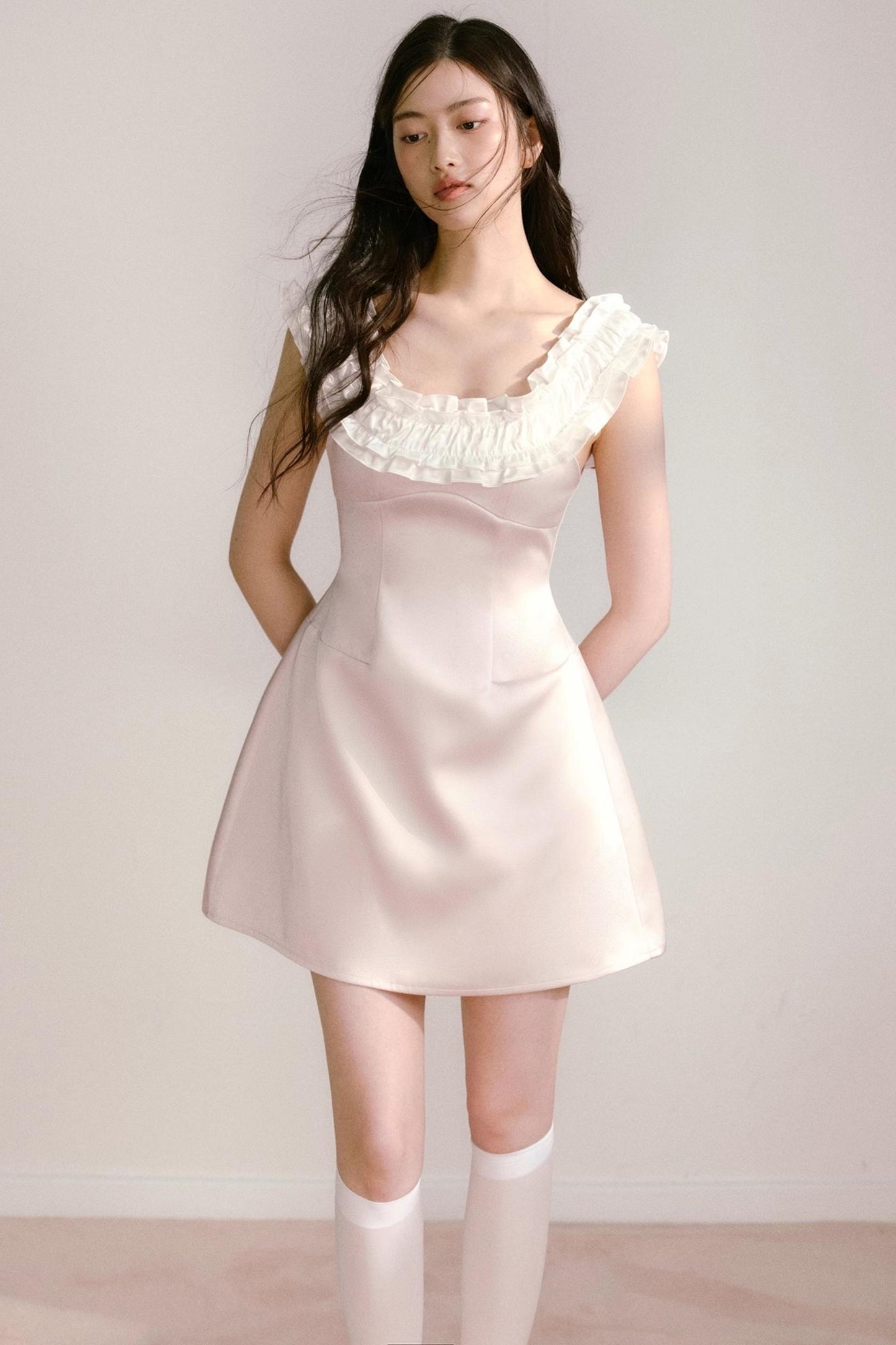 Pink Patchwork Dress