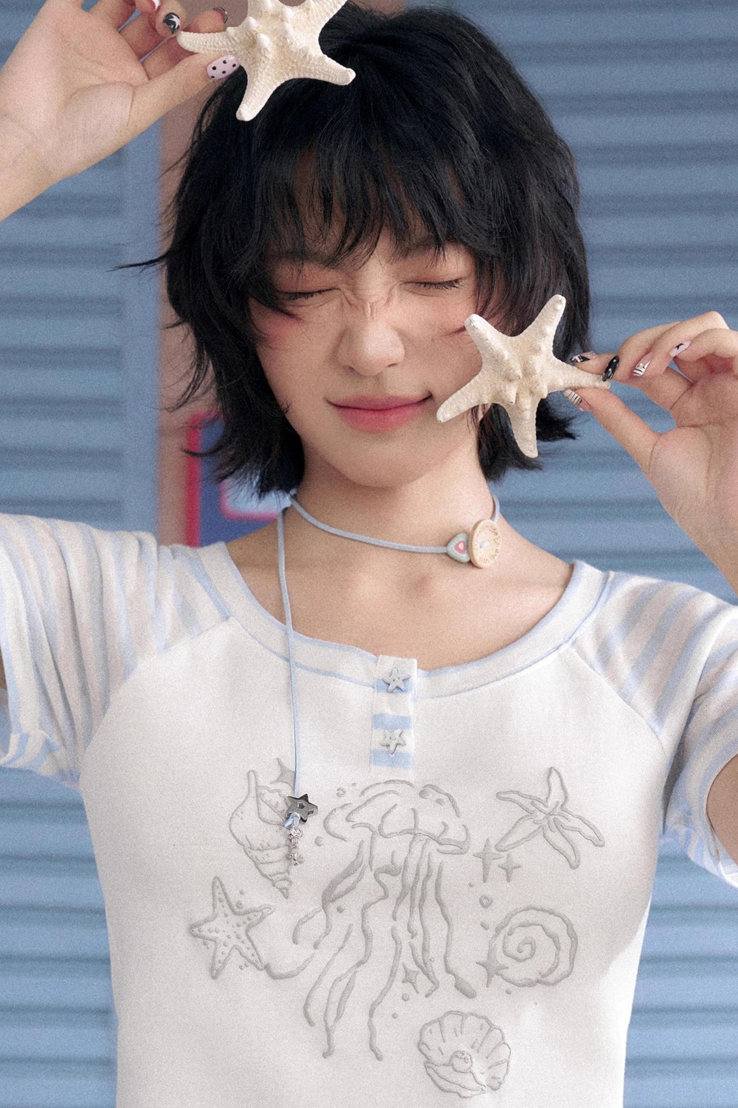 Oceanic Spirit Patchwork Tee