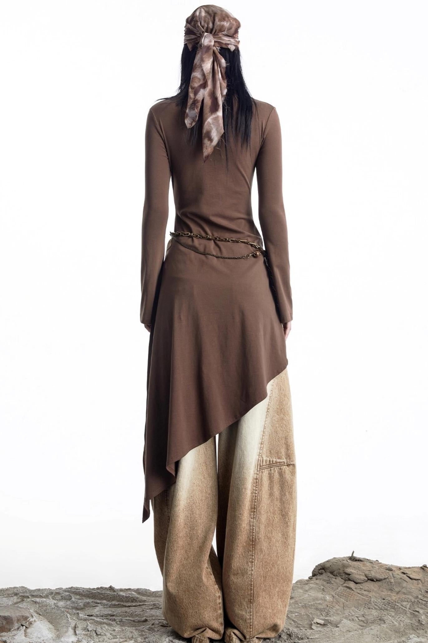 Off-the-Shoulder Knit Tee