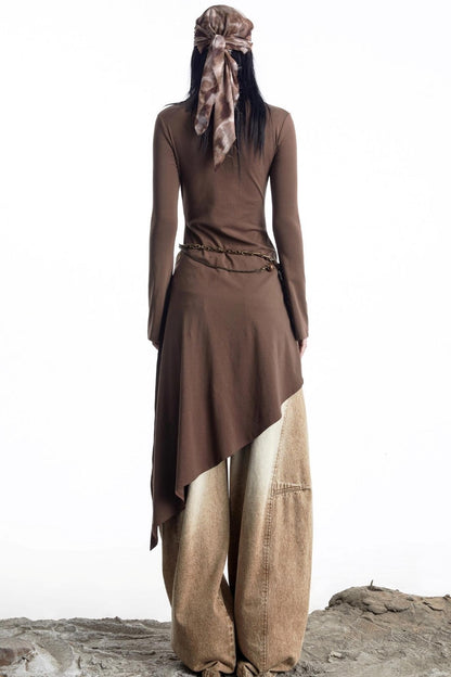 Off-the-Shoulder Knit Tee