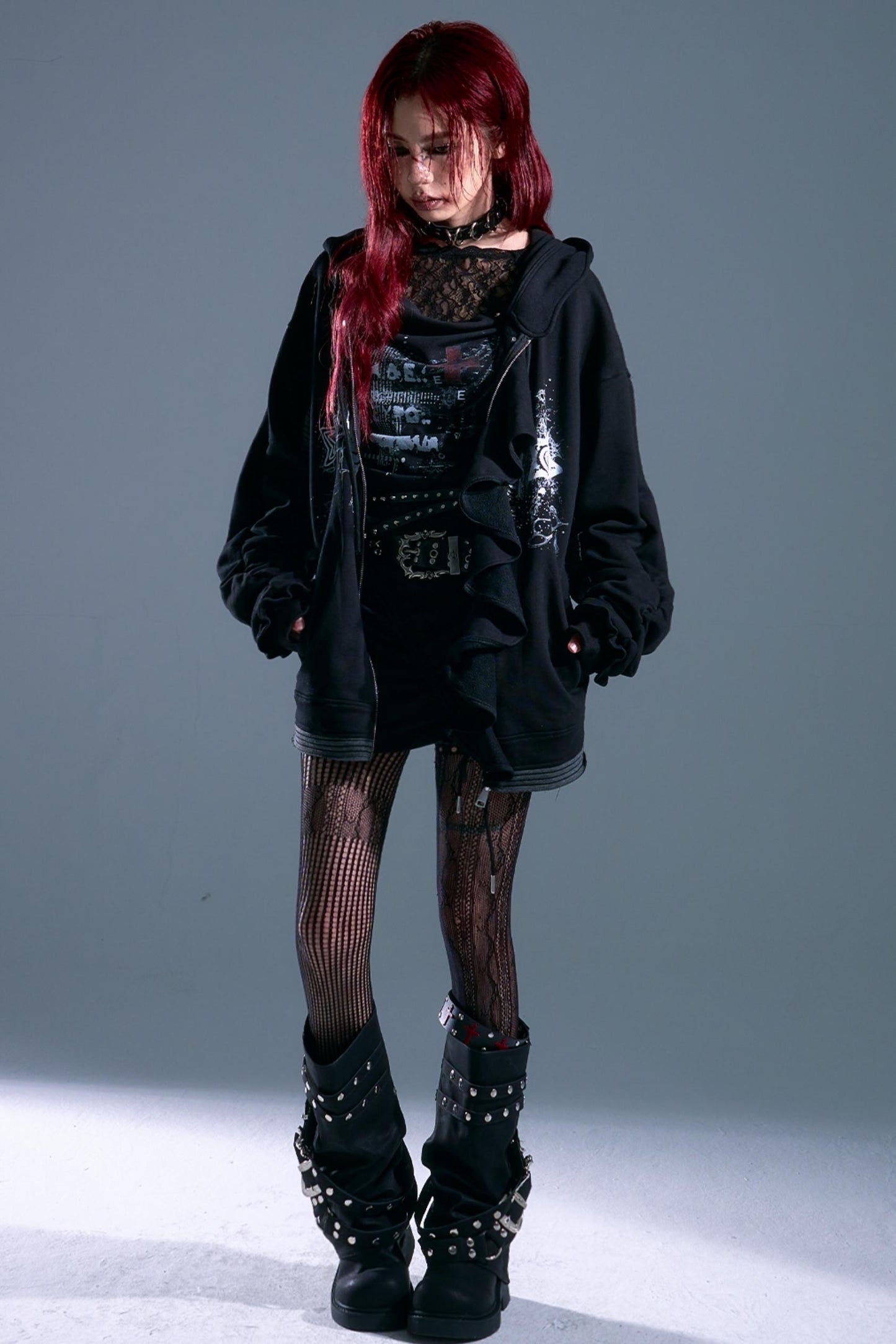 Autumn Hooded Sweatshirt Cardigan