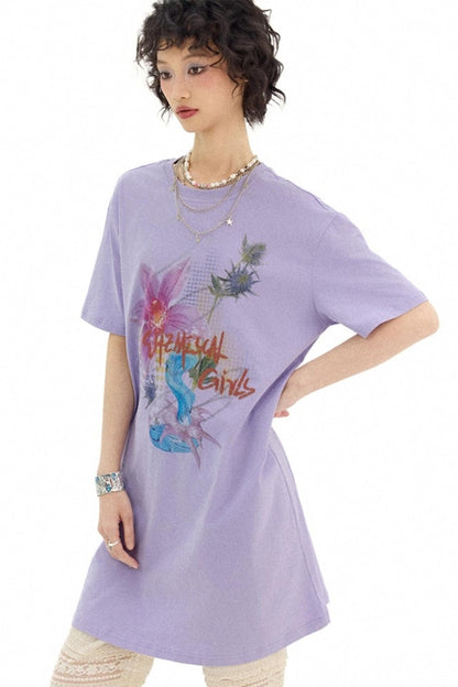 Flower Room T-Shirt Dress