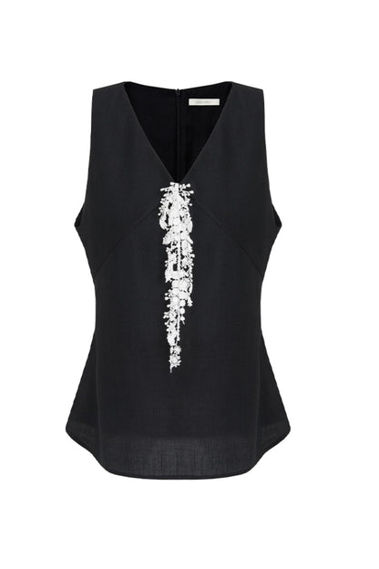 Lace Tassel Summer Vest