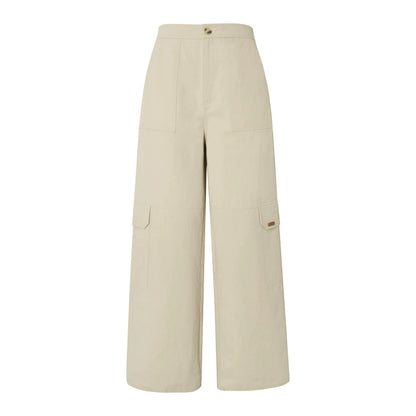 American Retro Beige Cargo Pants
