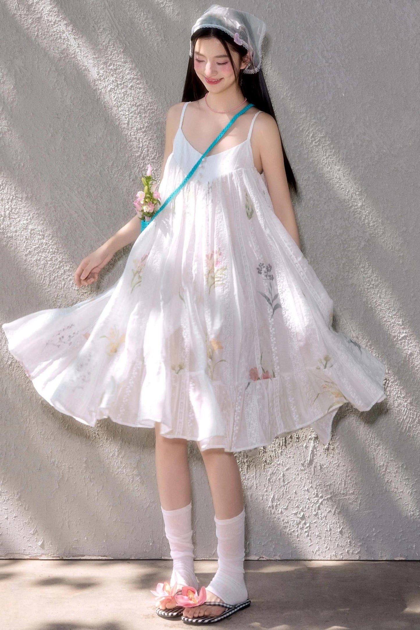 Bohemian Lace Halter Dress