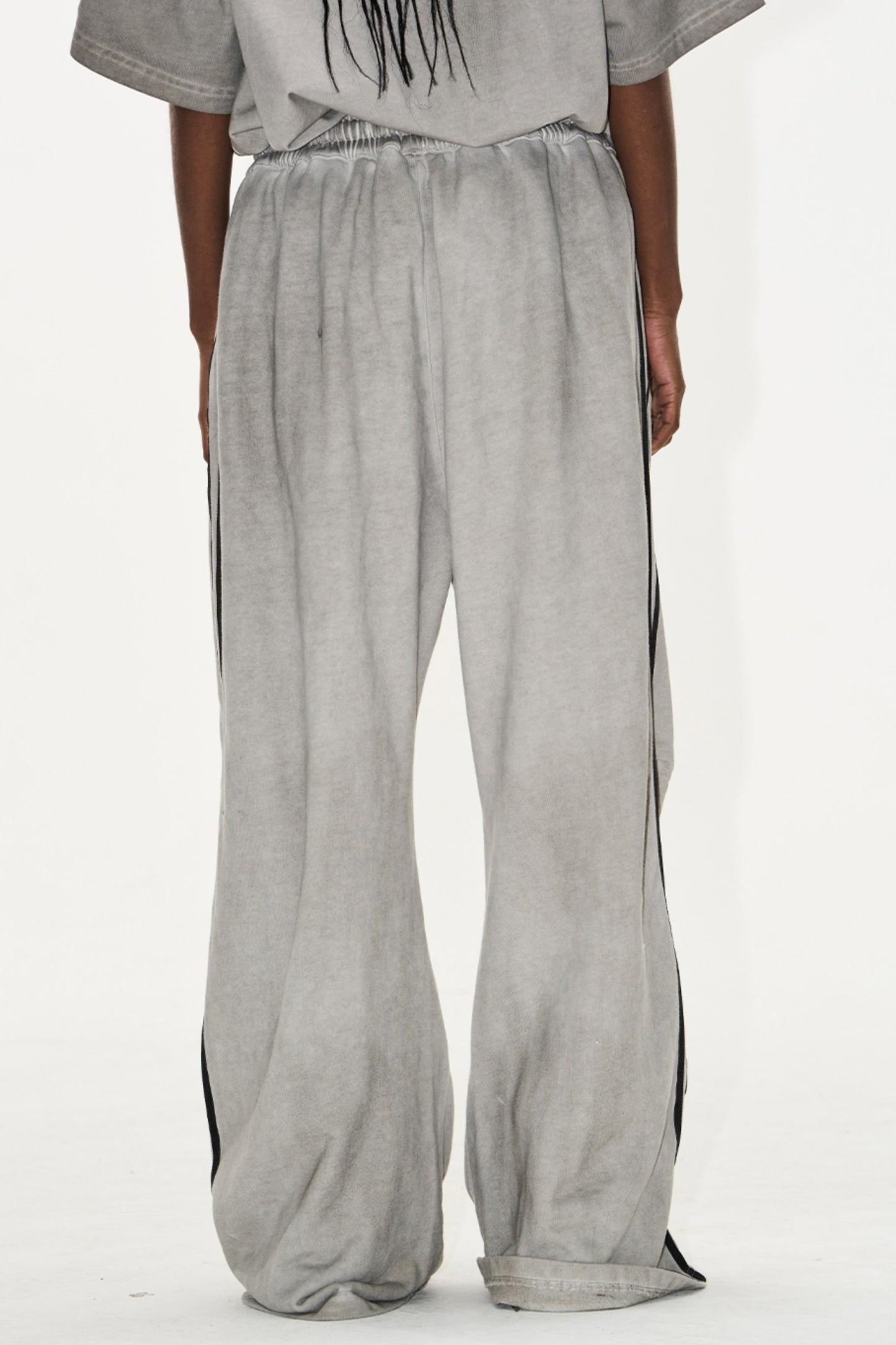 Sport Badge Cotton Pleat Pants