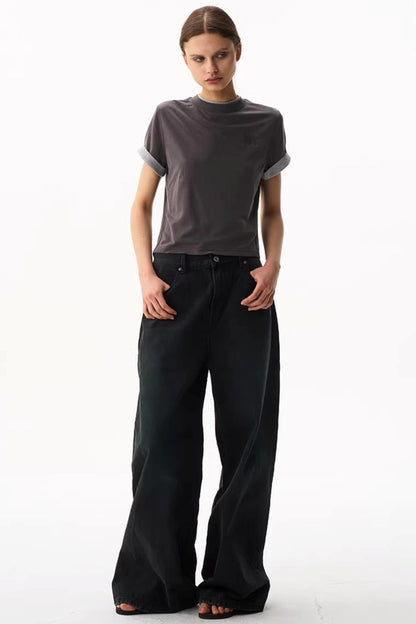 Embroidered Slim-Fit Top