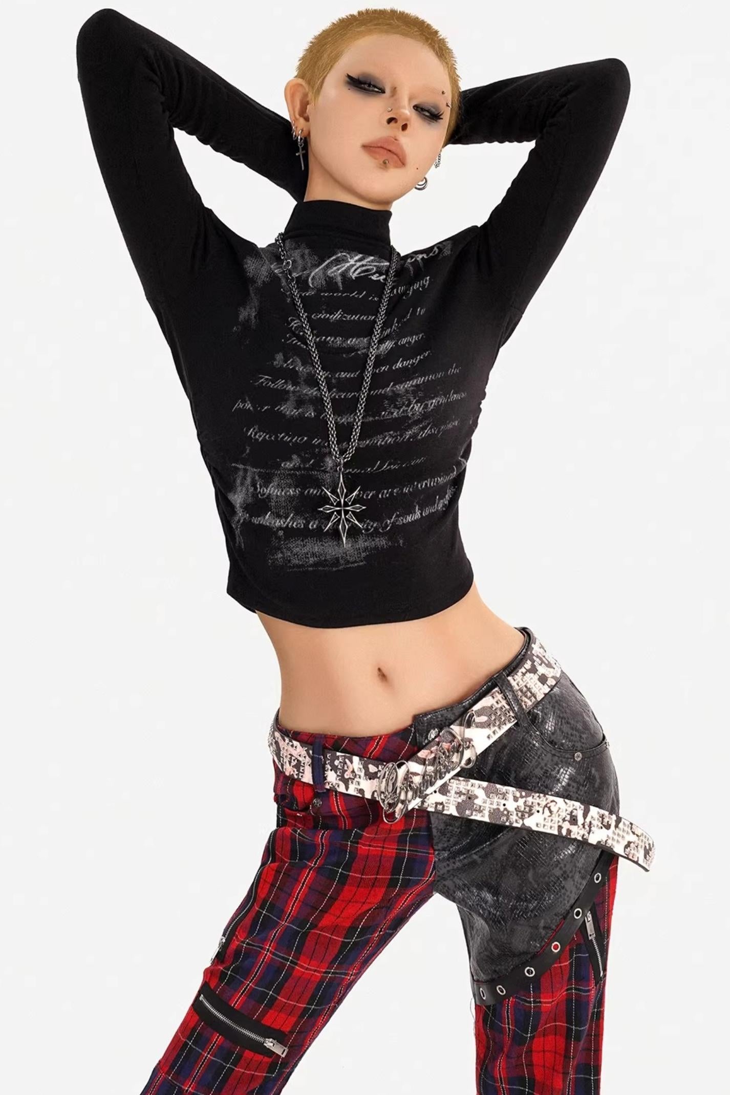 Winter Short Letter Top