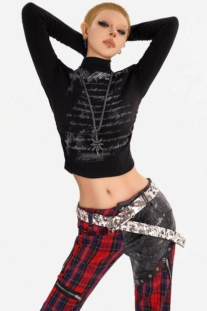 Winter Short Letter Top