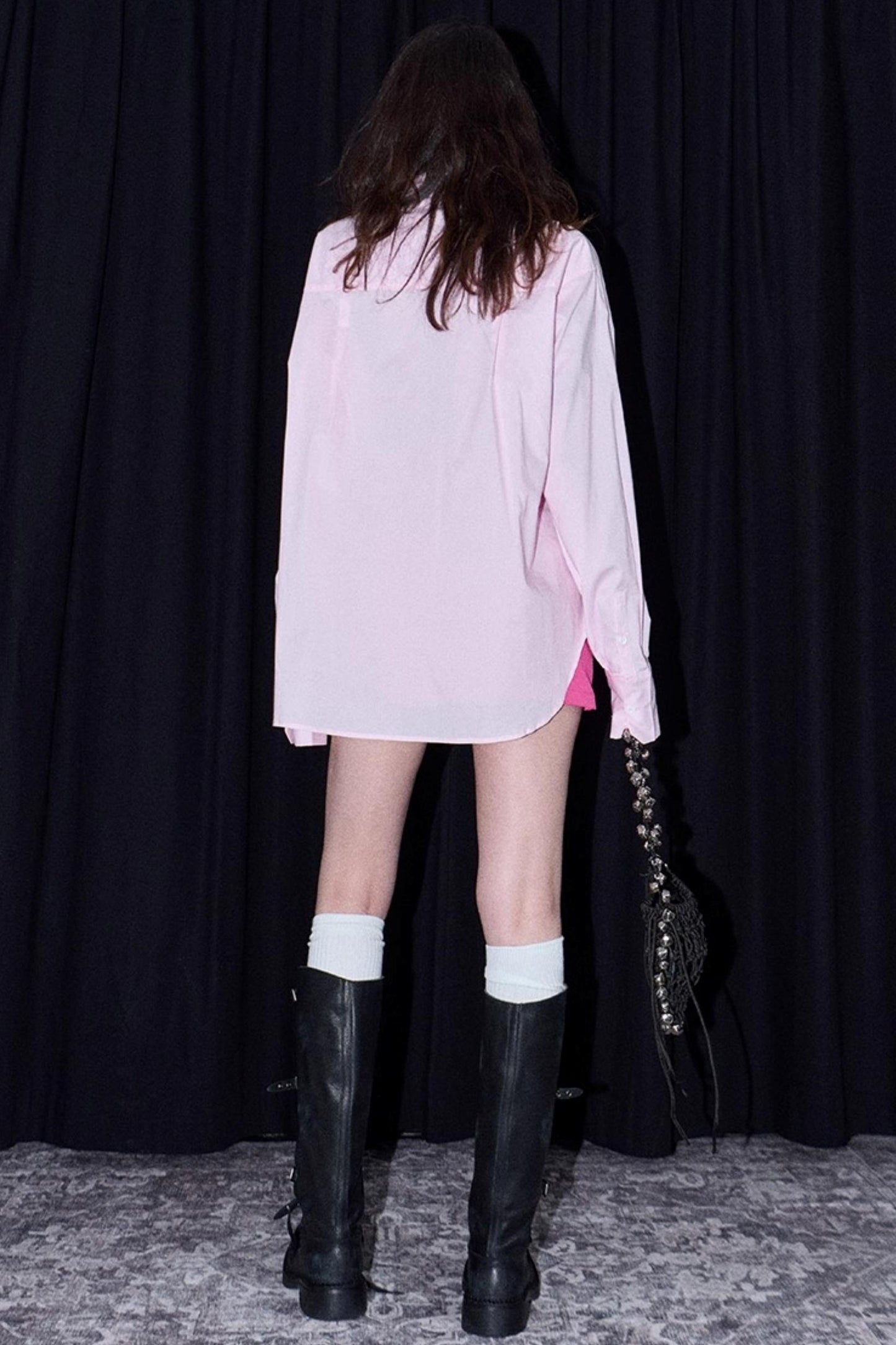 Love Buckle Casual Long-Sleeved Shirt