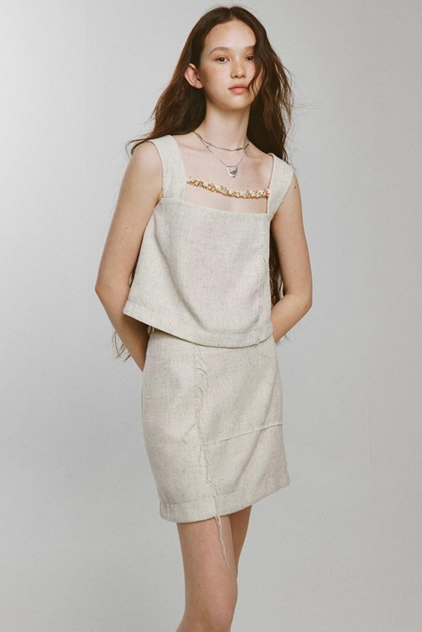 Rebellious Linen Skirt Set-Up