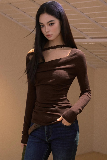 Pure Desire Off-Shoulder Sweater