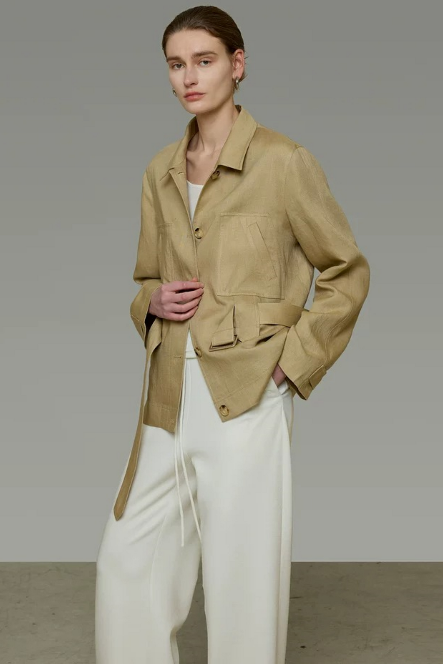 Unspoken Slim Fit Trench Coat