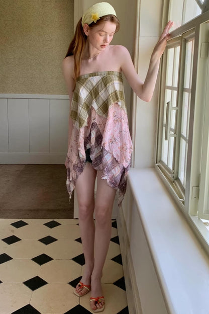 Summer Chic Checkered Skirt