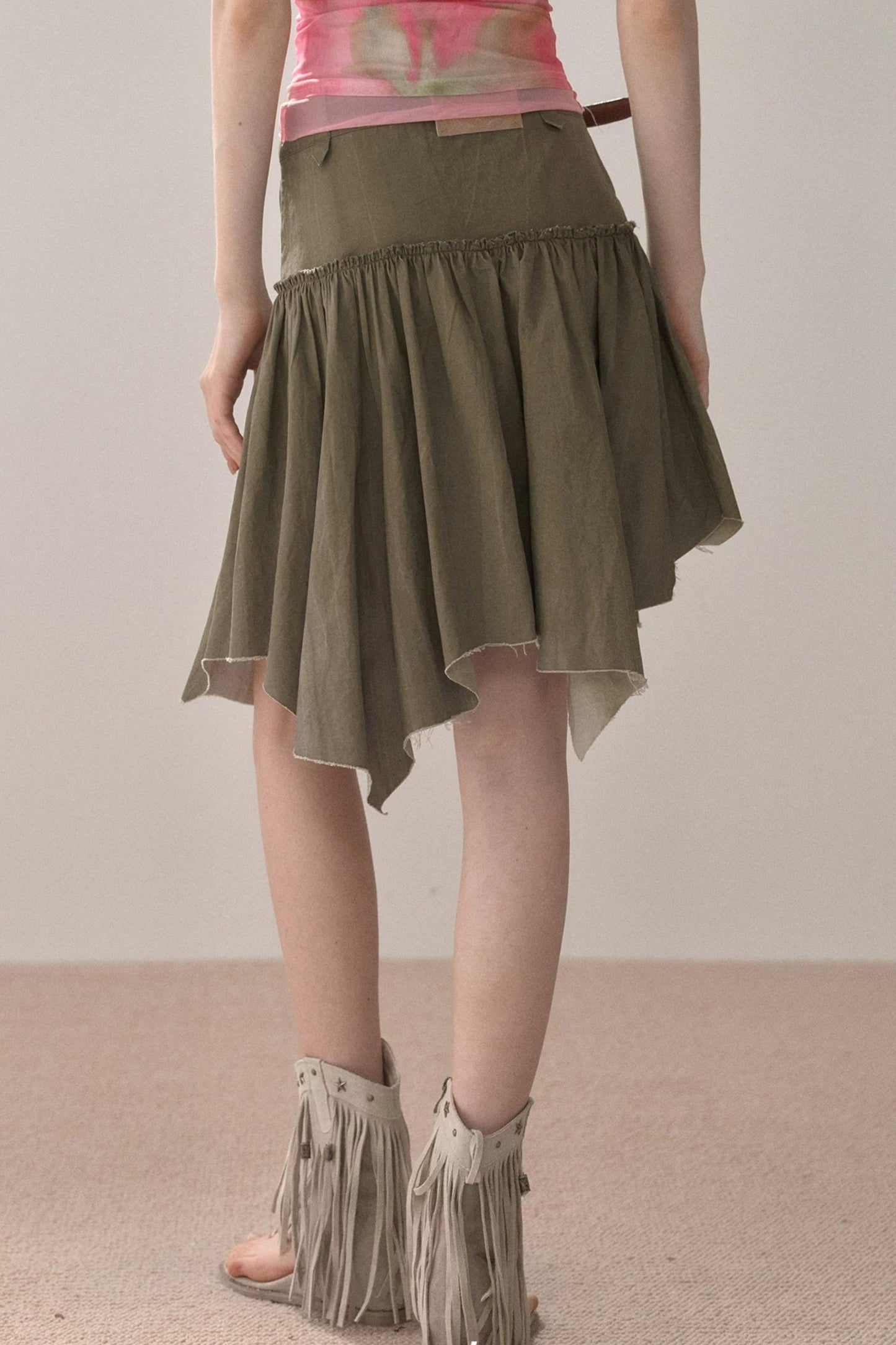 Spicy Irregular Hem Skirt