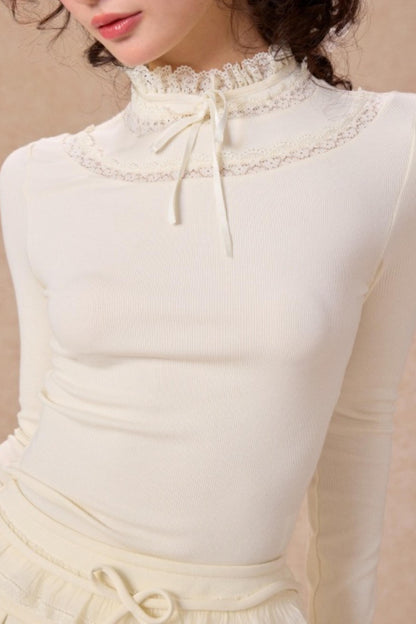 Moonlight Lace Knit Top Set-Up