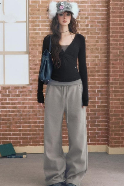 Winter V-Neck T-Shirt