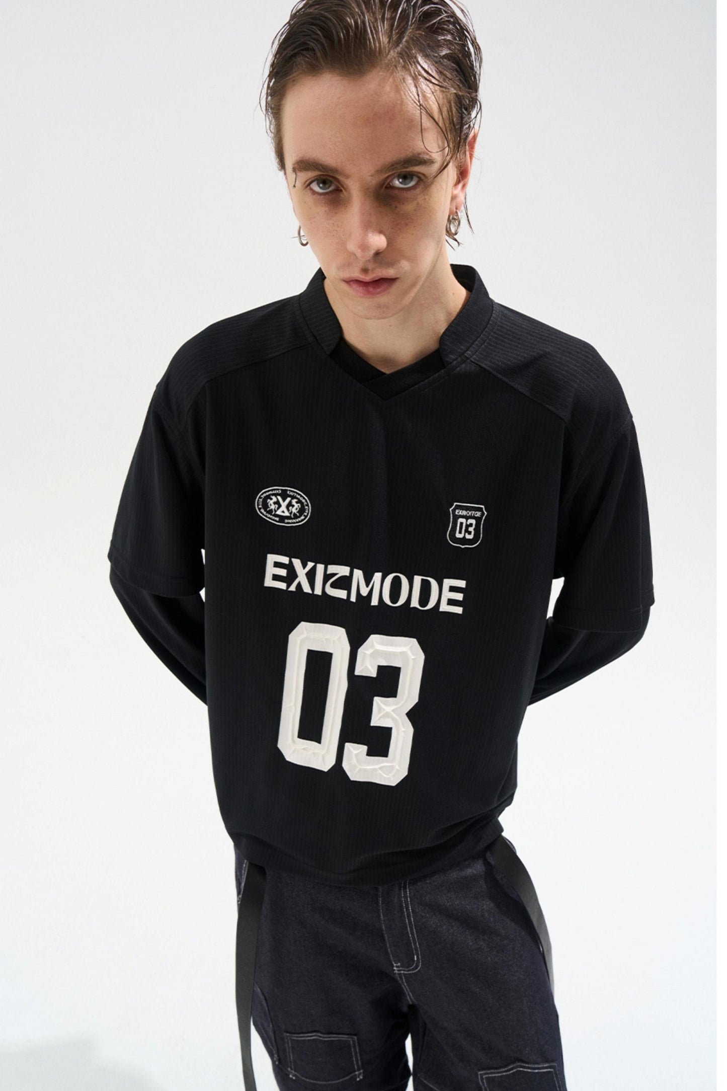 Striped Jersey Long Sleeve T-Shirt