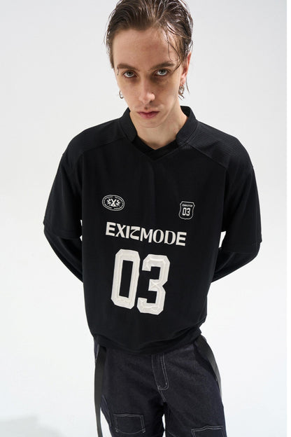 Striped Jersey Long Sleeve T-Shirt