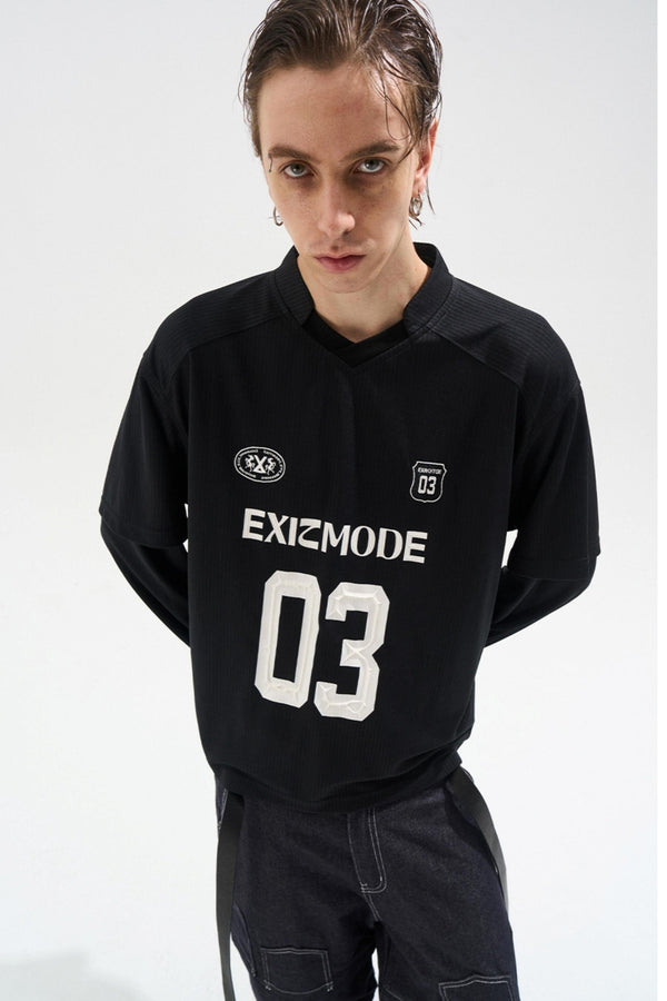 Striped Jersey Long Sleeve T-Shirt