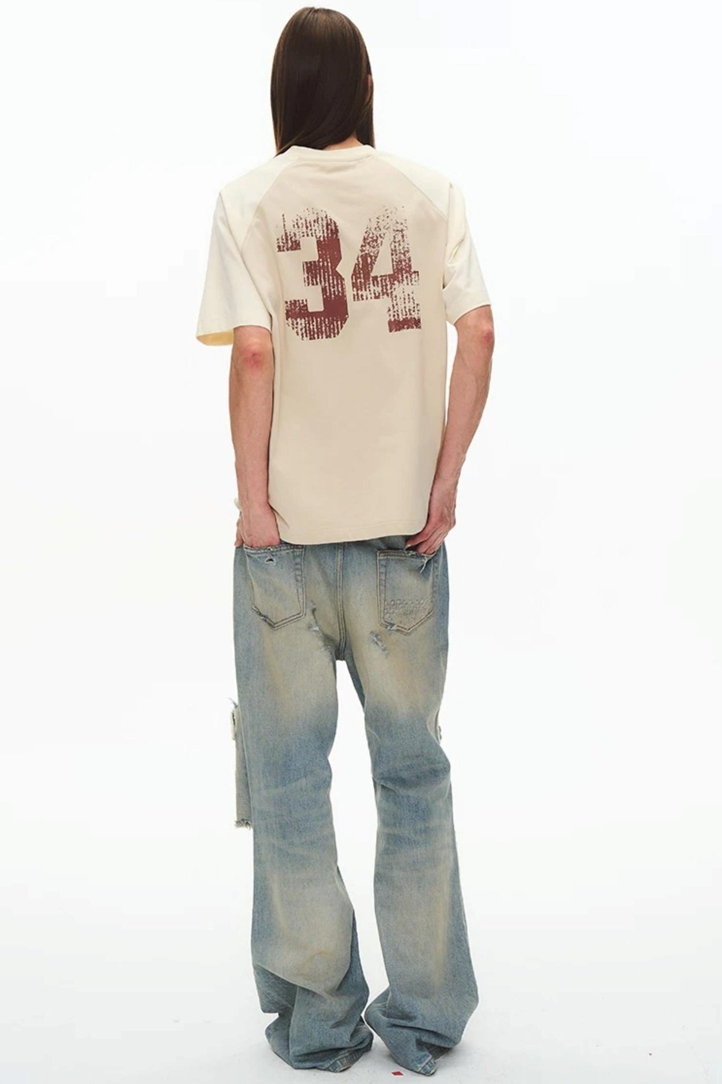 Retro Patchwork Raglan Tee