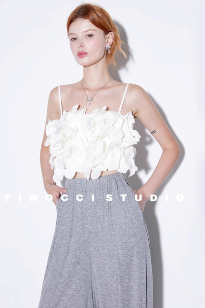 Ultra-Complex Double-Layer Petal Suspender