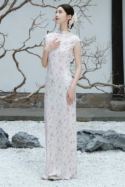 Vintage Plum Blossom Dress