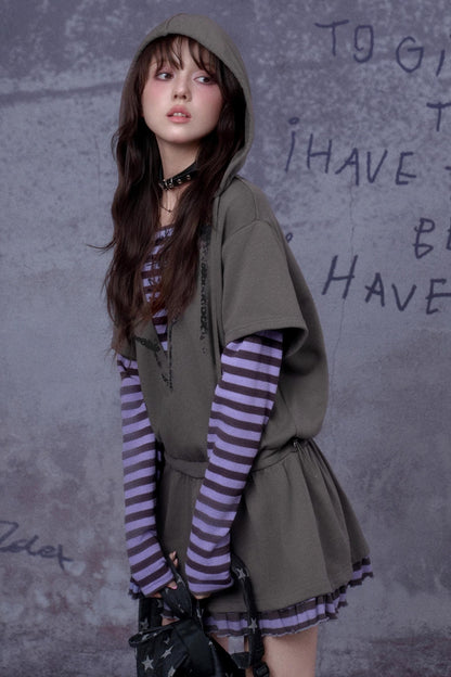 Fighting Spirit Hooded Dress