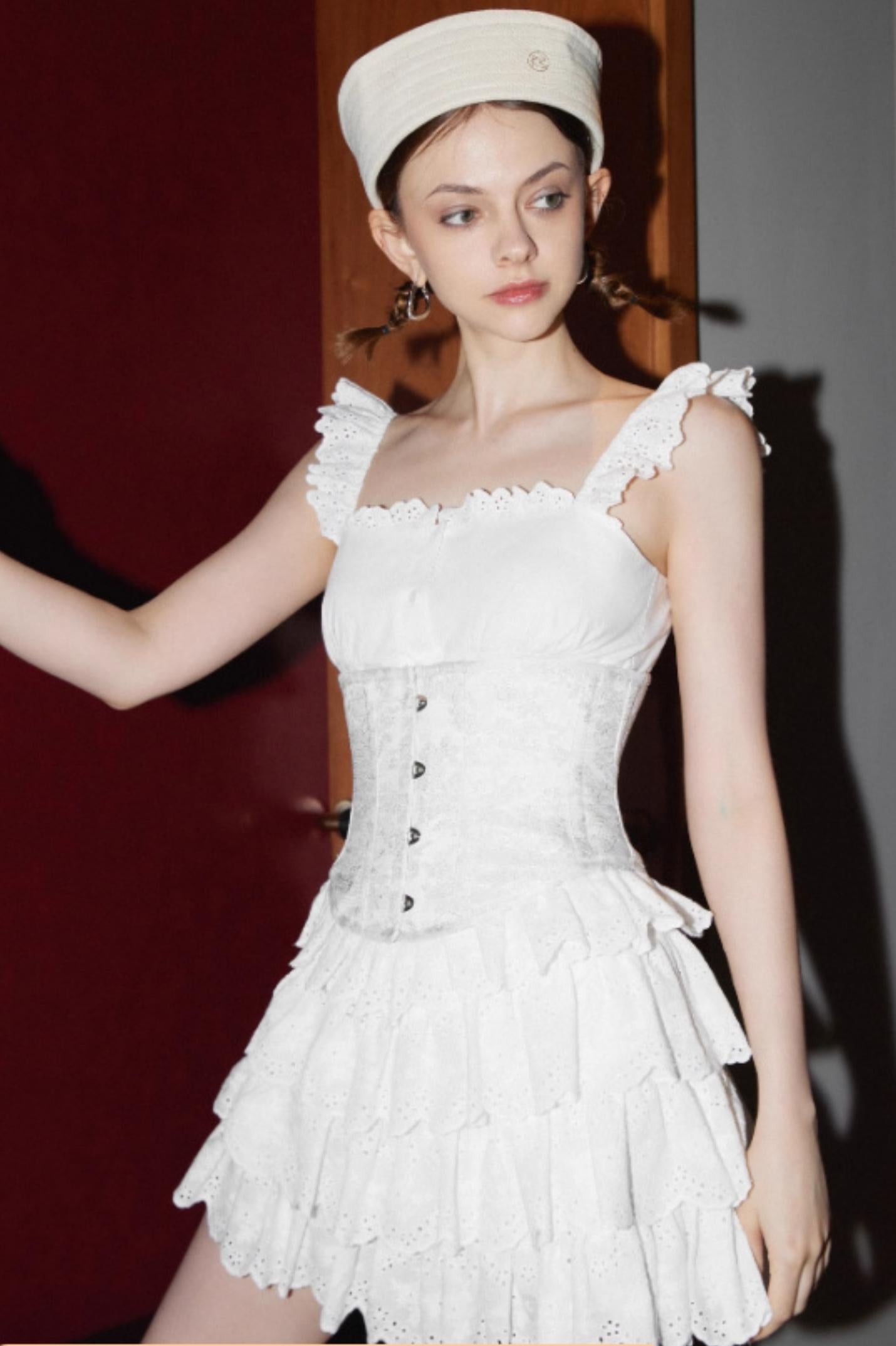 Hyacinth Halter Lace Dress