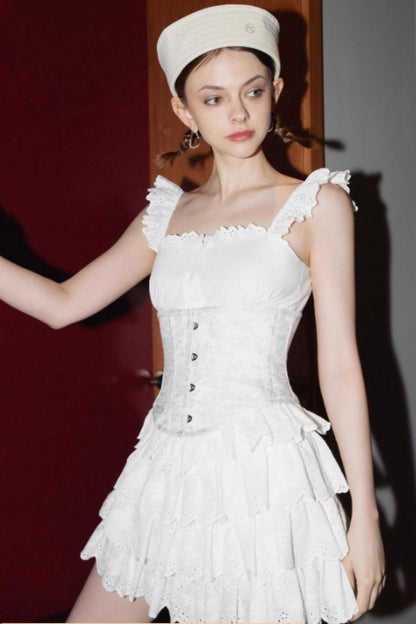 Hyacinth Halter Lace Dress